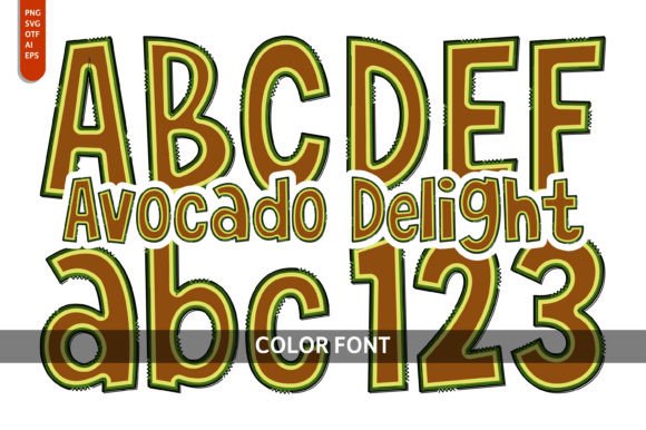 Avocado Delight Font for Business