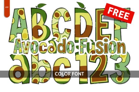 Avocado Fusion Brings Playful Personality to Campaign Typography