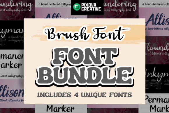 Brush Bundle Pack: Creative Fonts for Campaigns