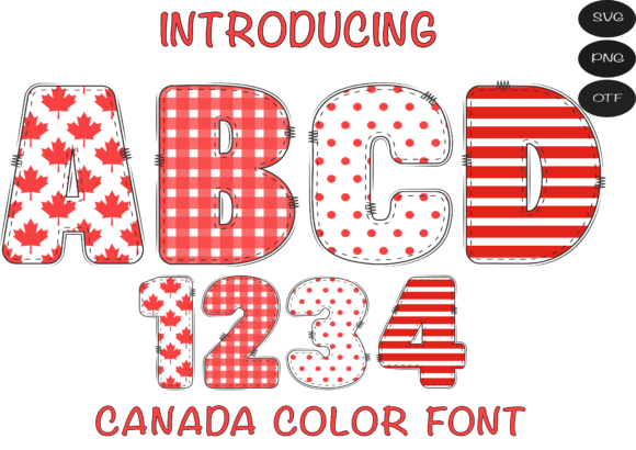 Canada Flag Font Review