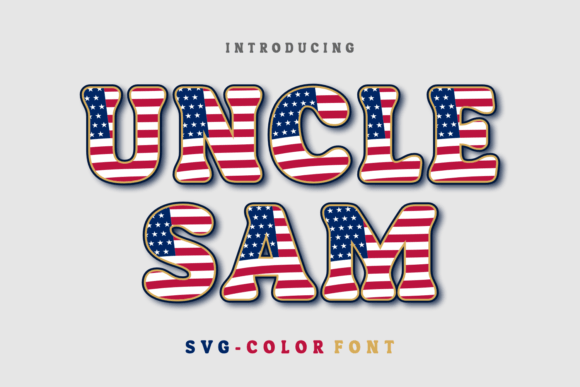 Crafting with Uncle Sam: A Decorative Font for Makers