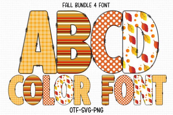 Fall Alphabet: A Display Font for Autumn Web Design