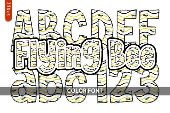 Flying Bee: A Playful Font for Scroll-Stopping Campaigns