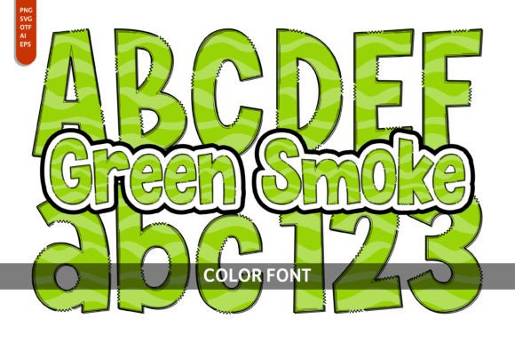 Green Smoke: A Color Font for Editorial Design