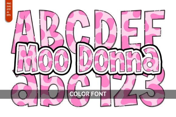 Moo Donna: A Playful Display Font for Editorial Storytelling