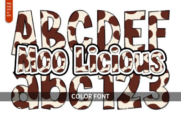 Moo Licious Typeface: A Playful Color Font for Modern Web Design