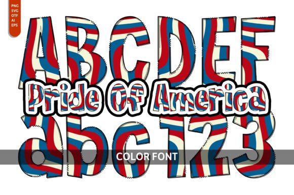 Pride of America: A Whimsical Font That Boosts Brand Engagement
