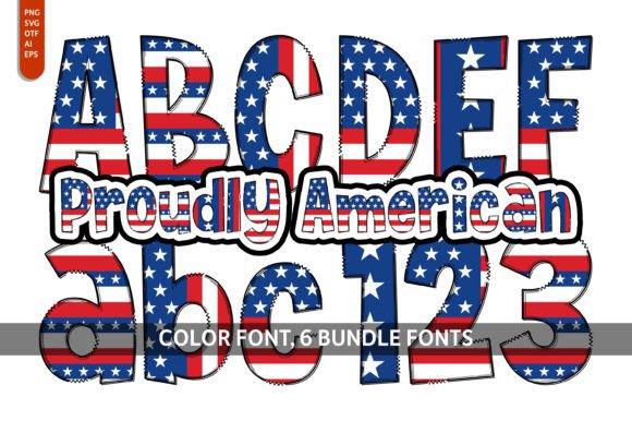 Proudly American Bundle: A Display Font for Modern Web Design