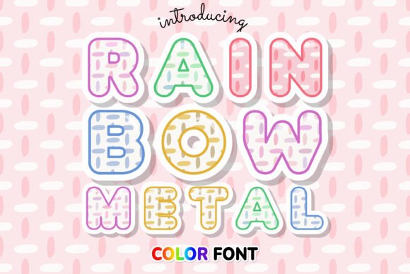Rainbow Metal Font Review: Adding Dazzling Personality to Editorial Layouts