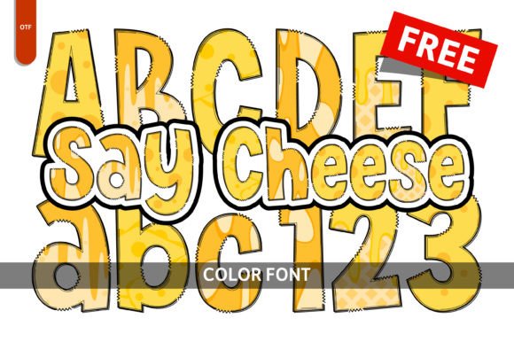 Say Cheese Font for Web Design: Playful Type for Digital Brands