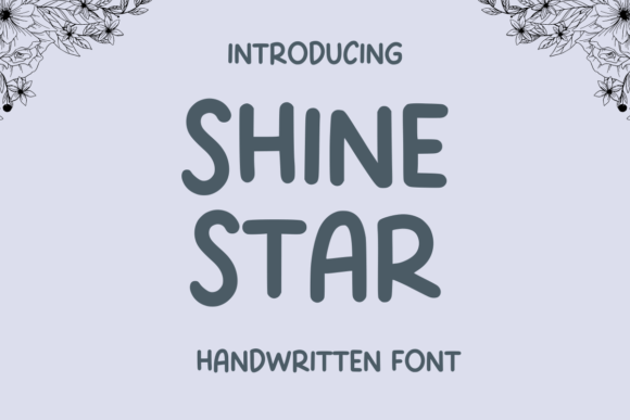 Shine Star: A Script Font for Creative Projects