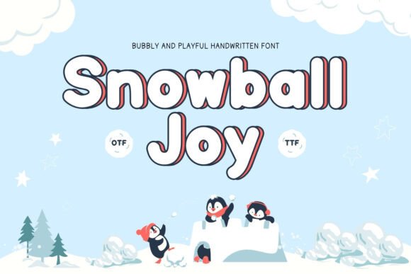 Snowball Joy: A Script Font for Creative Projects