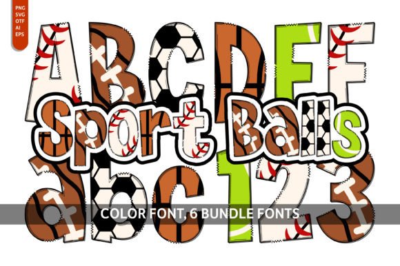 Sport Balls Bundle: A Versatile Display Font for Web Designers