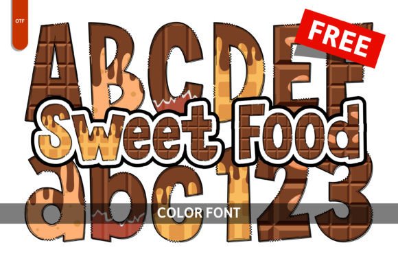 Sweet Food Font: A Dessert-Inspired Typeface