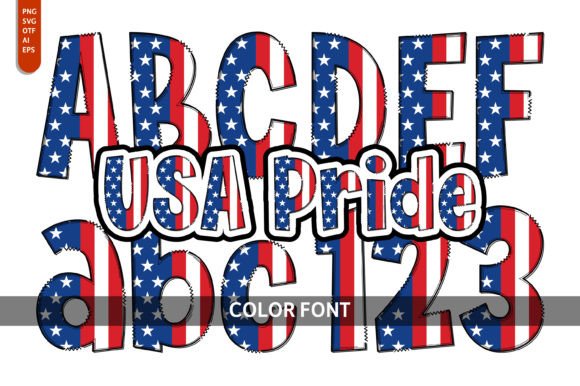 Usa Pride: A Decorative Font for Patriotic Web Design