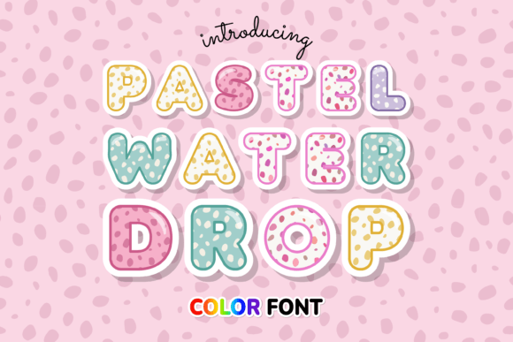Why Pastel Water Drop Font Stood Out in a Branding Project