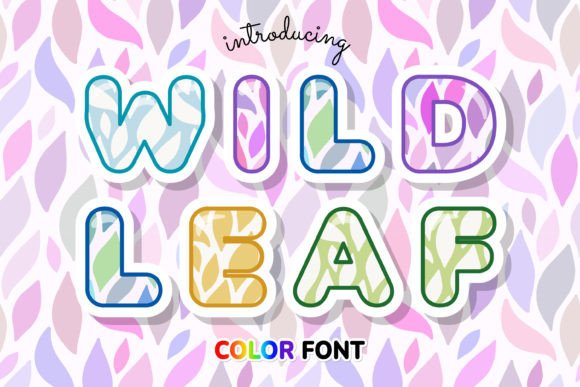 Wild Leaf: Testing a Color Font in a Live Web Project