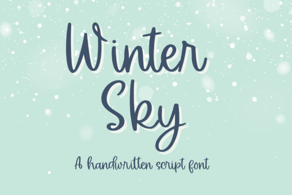 Winter Sky Font Review
