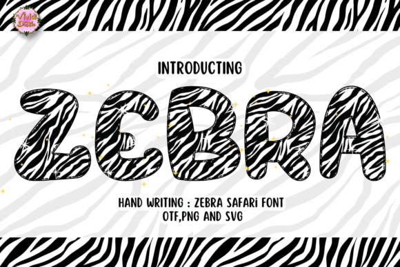 Zebra Safari Font: Bold & Stylish